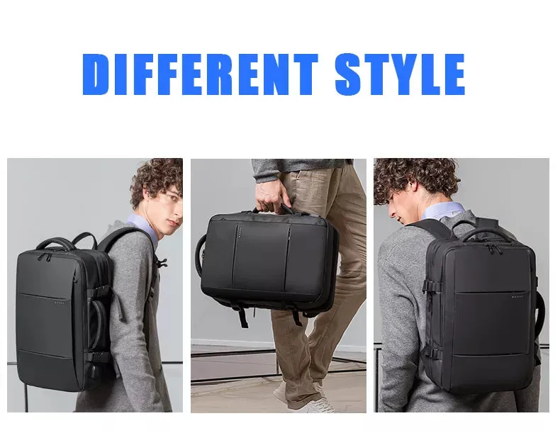 17.3 Laptop Waterproof Men's Expandable Travel Business Aesthetic Backpack