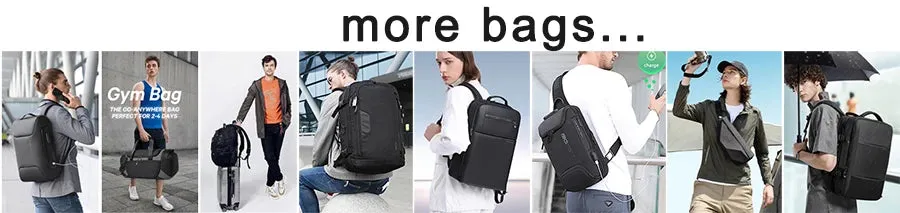 17.3 Laptop Waterproof Men's Expandable Travel Business Aesthetic Backpack