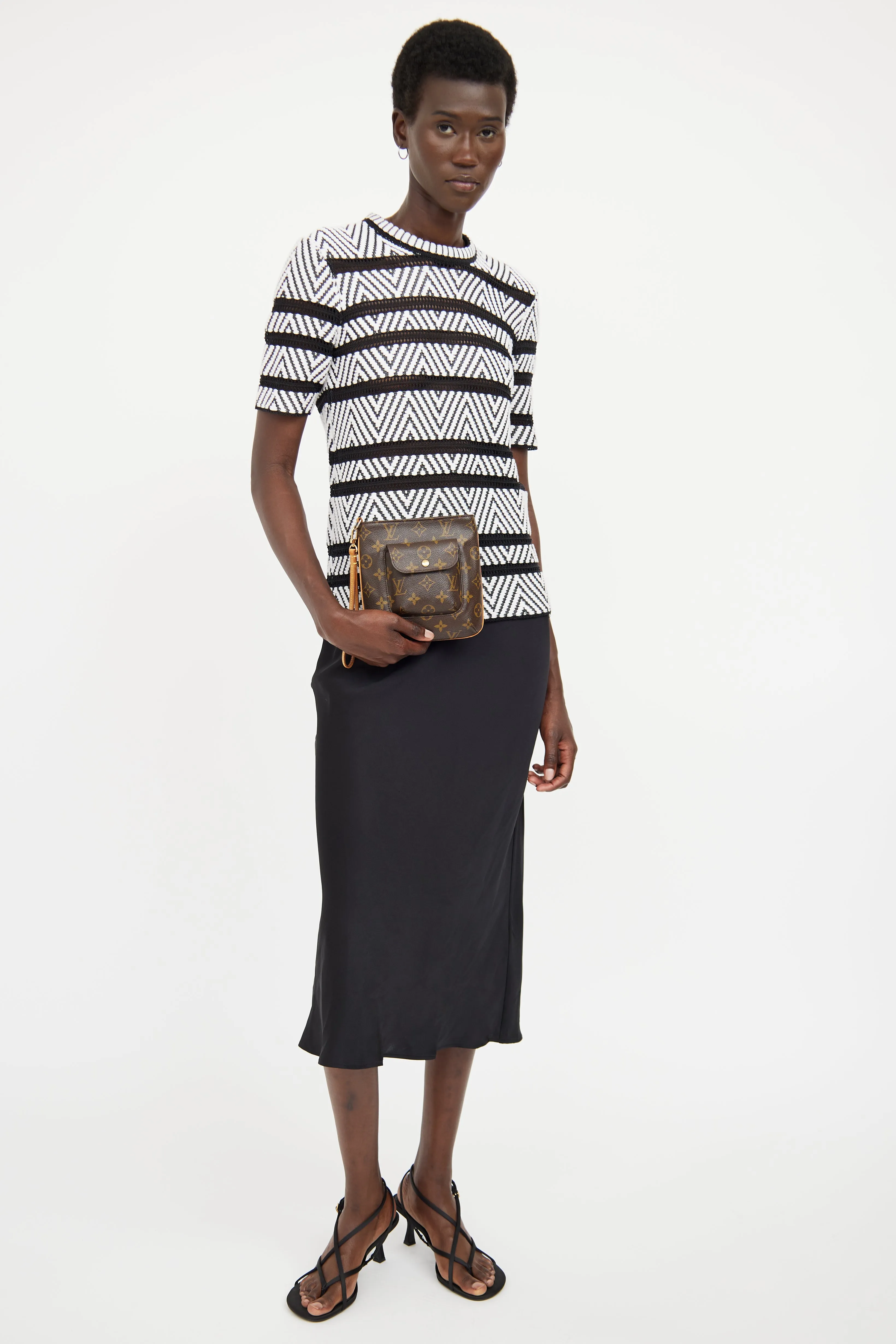 2001 Monogram Partition Wristlet