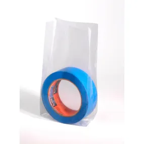20" x 18" x 30" x 1.25 mil Clear Eco-Manufactured Plastic Side-Gusseted Bags (Case of 250)