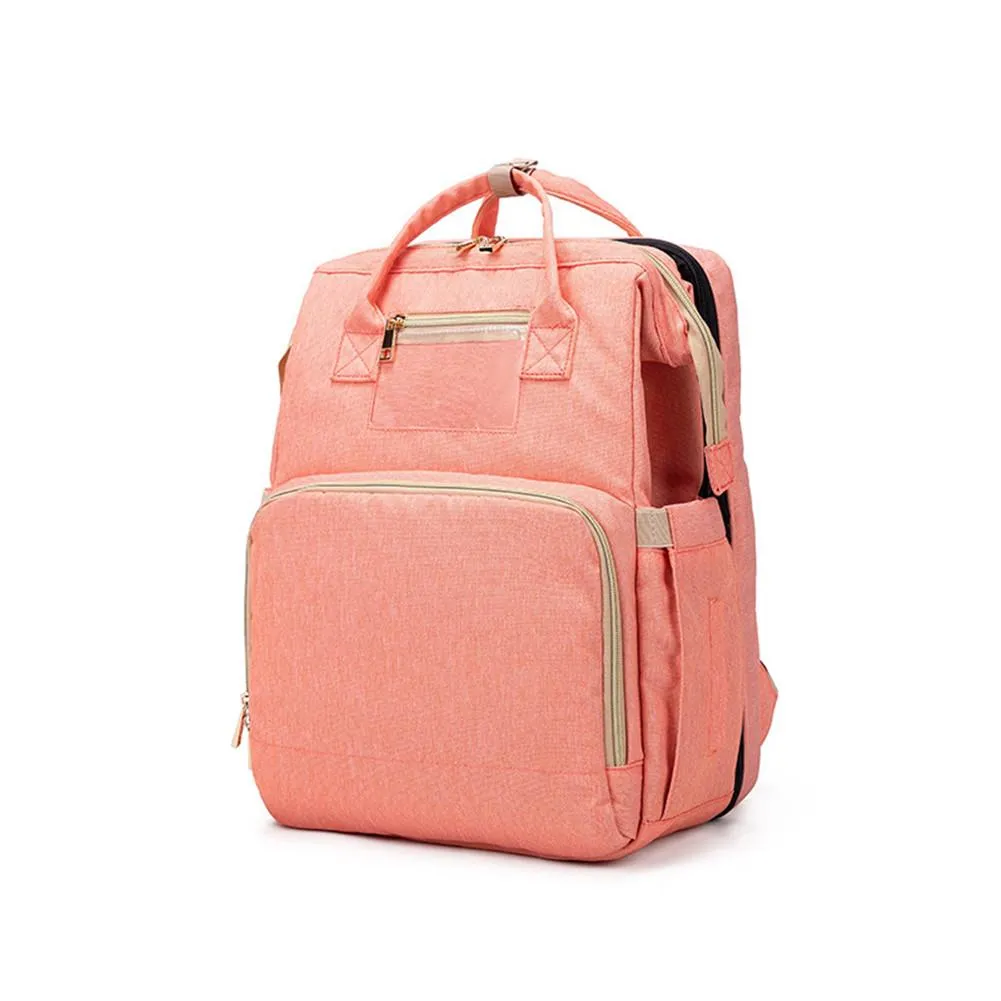 4-in-1 Diaper Bag Travel Baby Bassinet with Stroller Organizer Nappy Change Pad