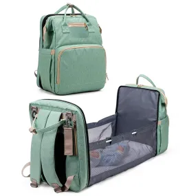 4-in-1 Diaper Bag Travel Baby Bassinet with Stroller Organizer Nappy Change Pad