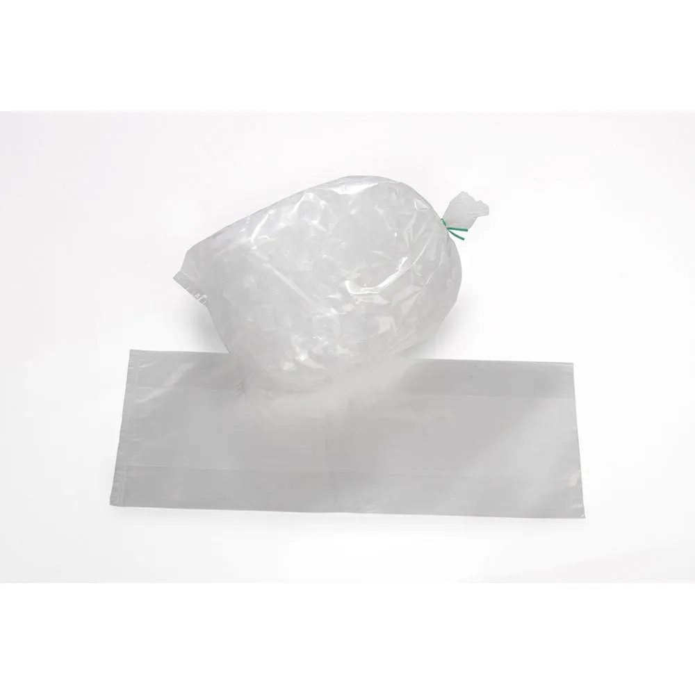 8" x 4" x 22" x 1.5 mil 10 Lb. Clear Eco-Manufactured Plastic Ice Bags (Case of 1,000)