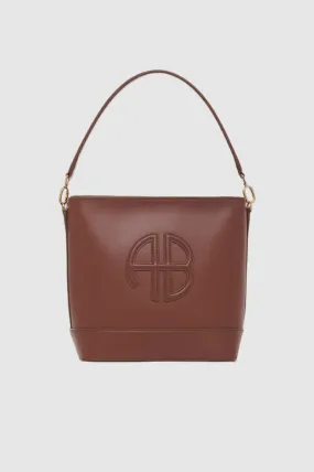 Anine Bing Lili Bucket Bag in Cognac