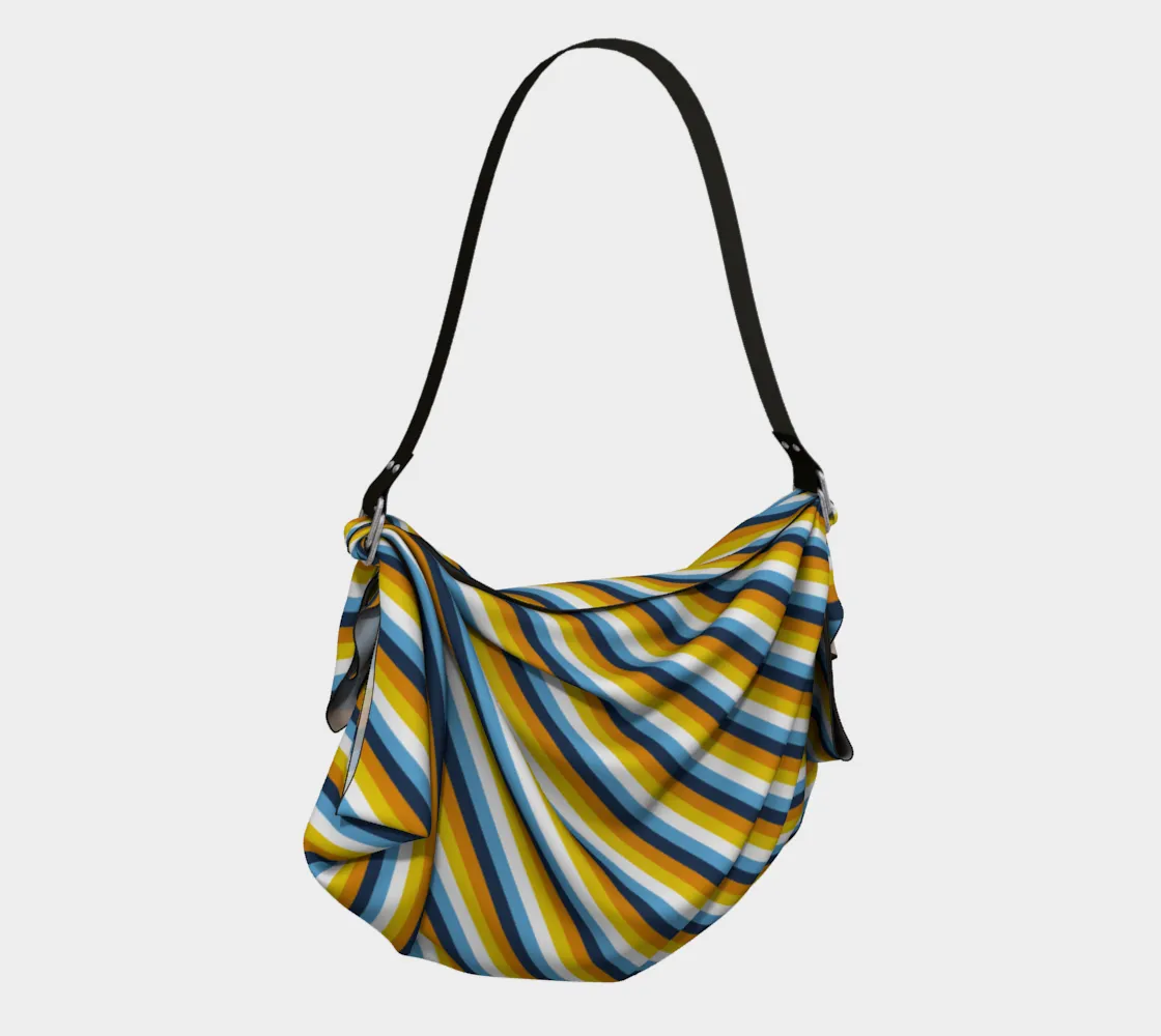 Aroace - V1 Striped Origami Tote
