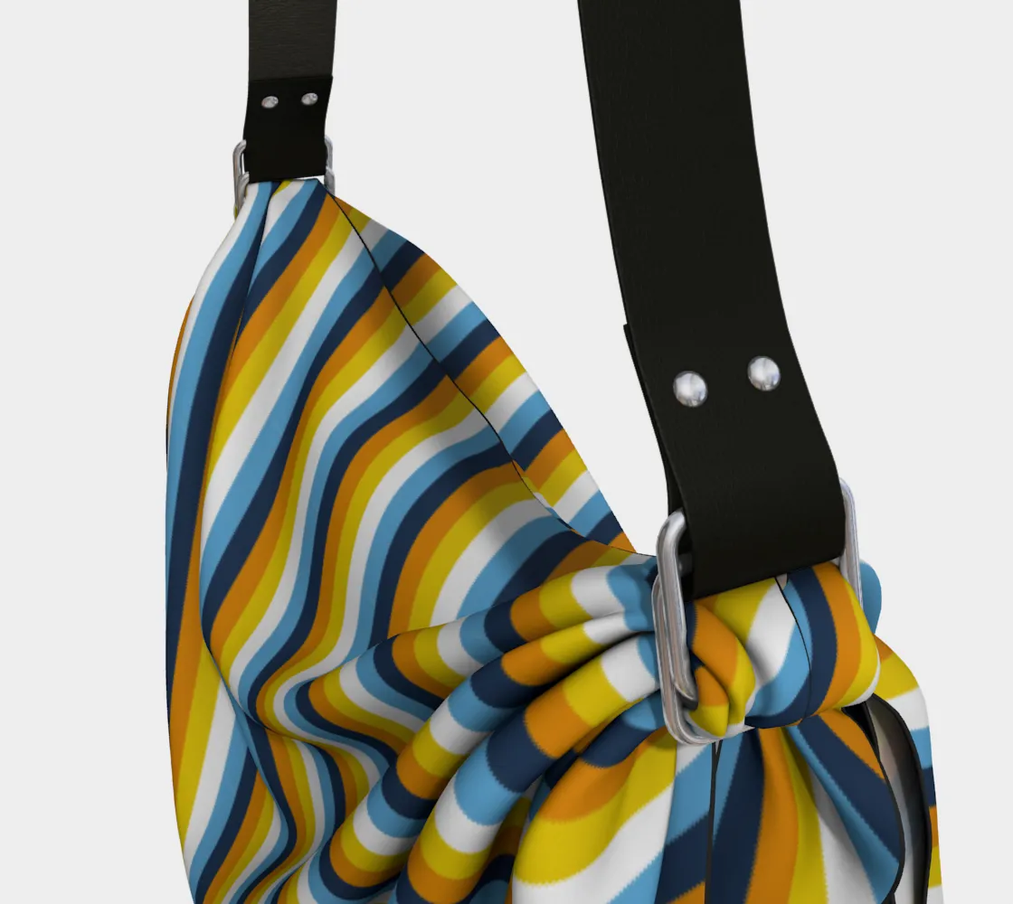Aroace - V1 Striped Origami Tote