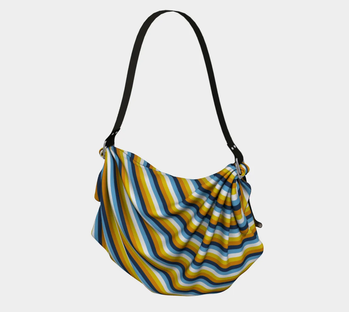 Aroace - V1 Striped Origami Tote
