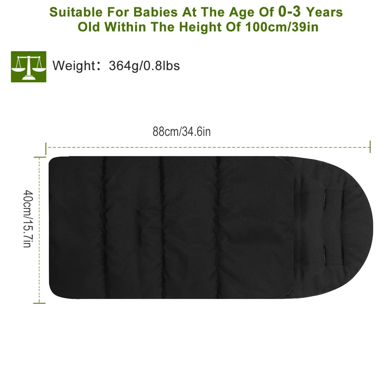 Baby Stroller Sleeping Bag Newborn Swaddle Wrap Toddler Footmuff Blanket