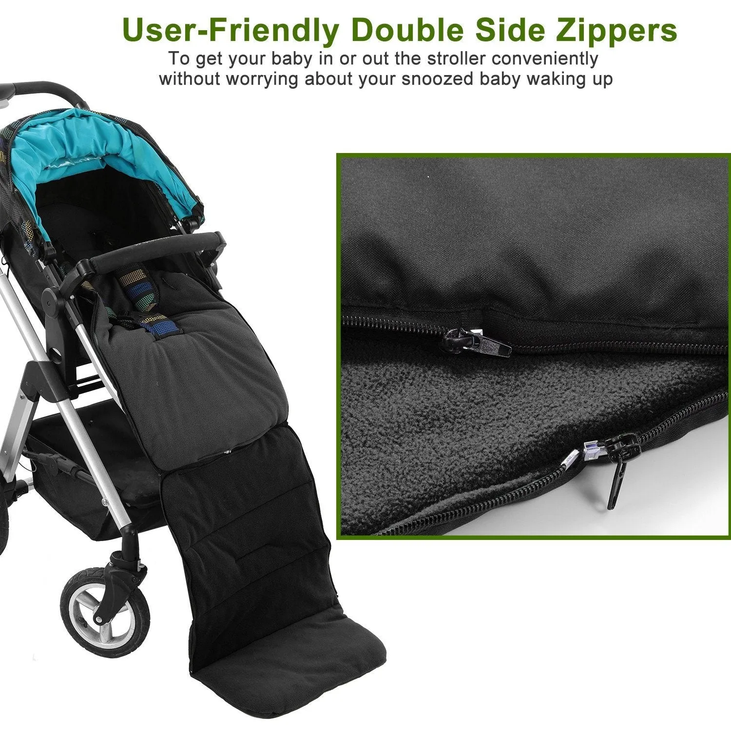 Baby Stroller Sleeping Bag Newborn Swaddle Wrap Toddler Footmuff Blanket