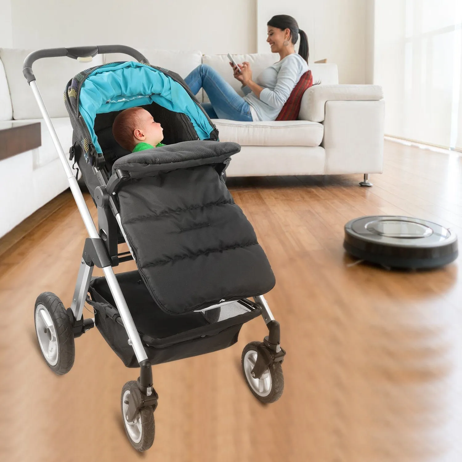 Baby Stroller Sleeping Bag Newborn Swaddle Wrap Toddler Footmuff Blanket