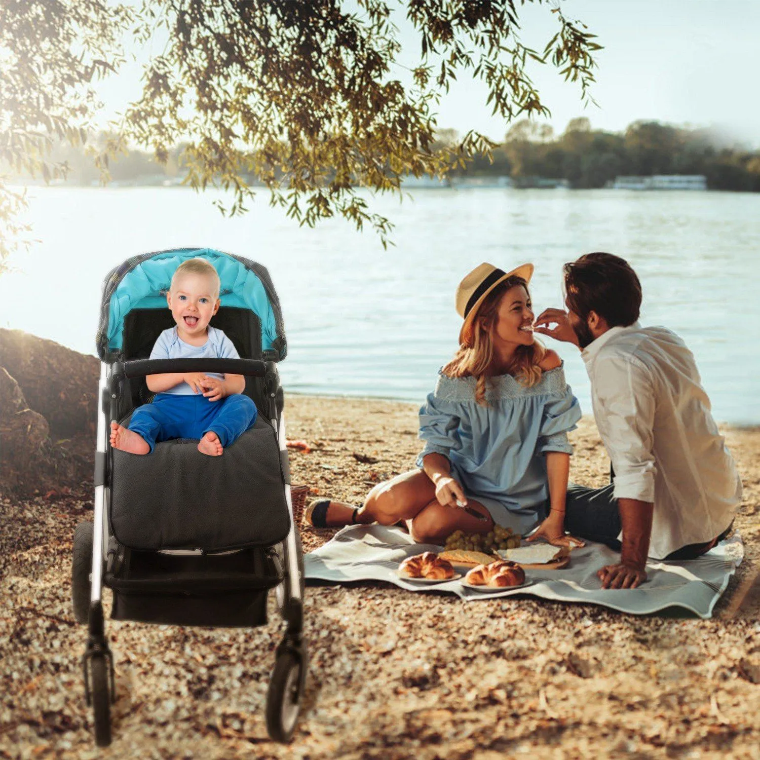 Baby Stroller Sleeping Bag Newborn Swaddle Wrap Toddler Footmuff Blanket
