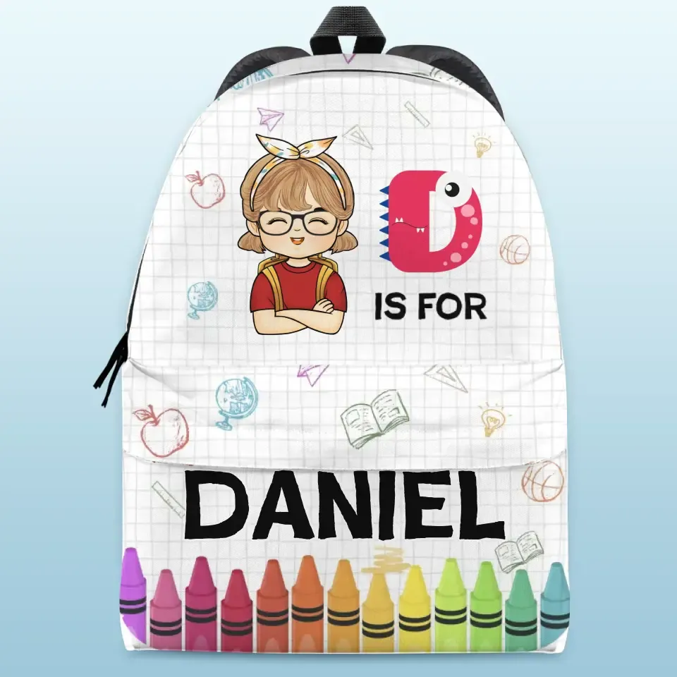Be Who You Are Personalized School Bag