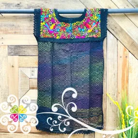 Black Multicolor Telar Dress - Pedal Loom Women Dress Black Multicolor Telar Dress - Pedal Loom Women Dress