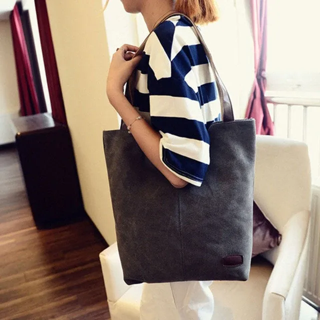 Bohemian Canvas Tote Bag