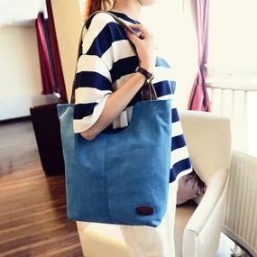 Bohemian Canvas Tote Bag