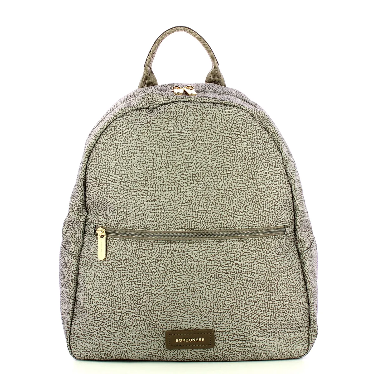 Borbonese - Zaino Medium Tortora Marrone - 224080J47 - TORTORA/MARRONE