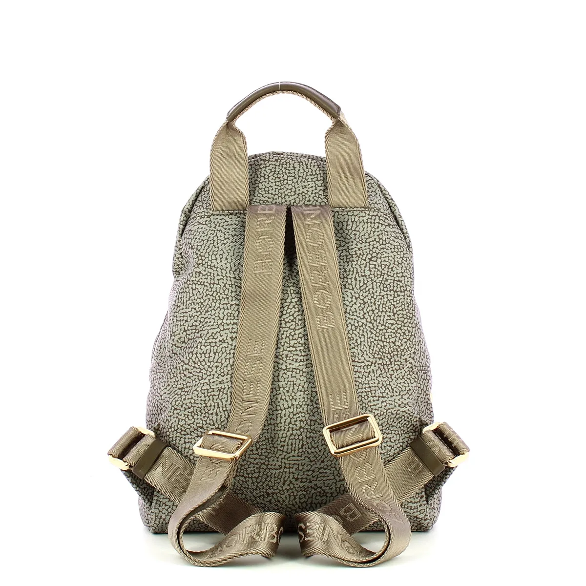 Borbonese - Zaino Small Tortora Marrone - 224069J47 - TORTORA/MARRONE