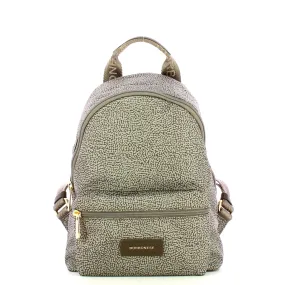 Borbonese - Zaino Small Tortora Marrone - 224069J47 - TORTORA/MARRONE