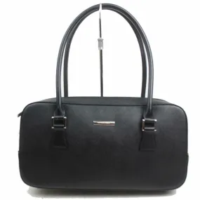 Brand Inspired Trendy Inspired Burberry Shoulder Bag Black Leather (shc7-10089)