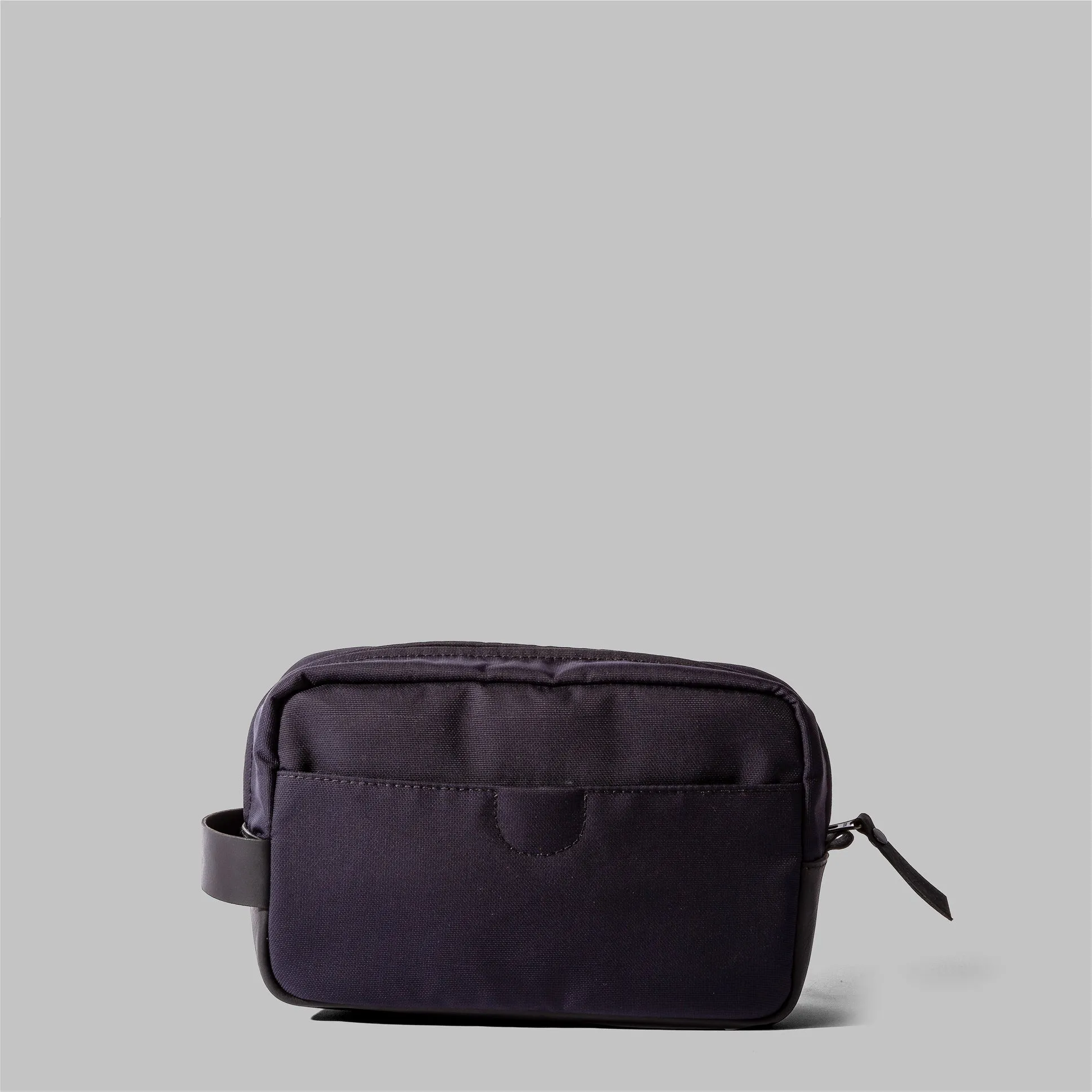 Brindley Navy Nylon Wash Bag