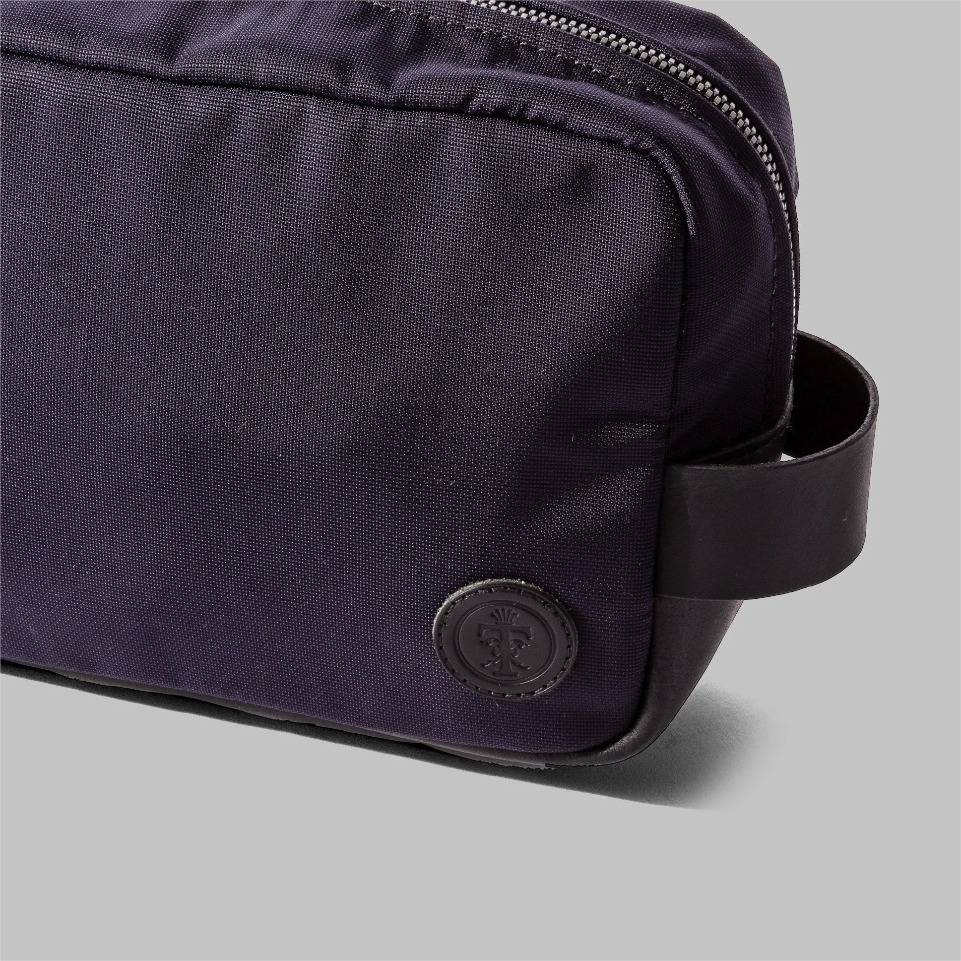 Brindley Navy Nylon Wash Bag