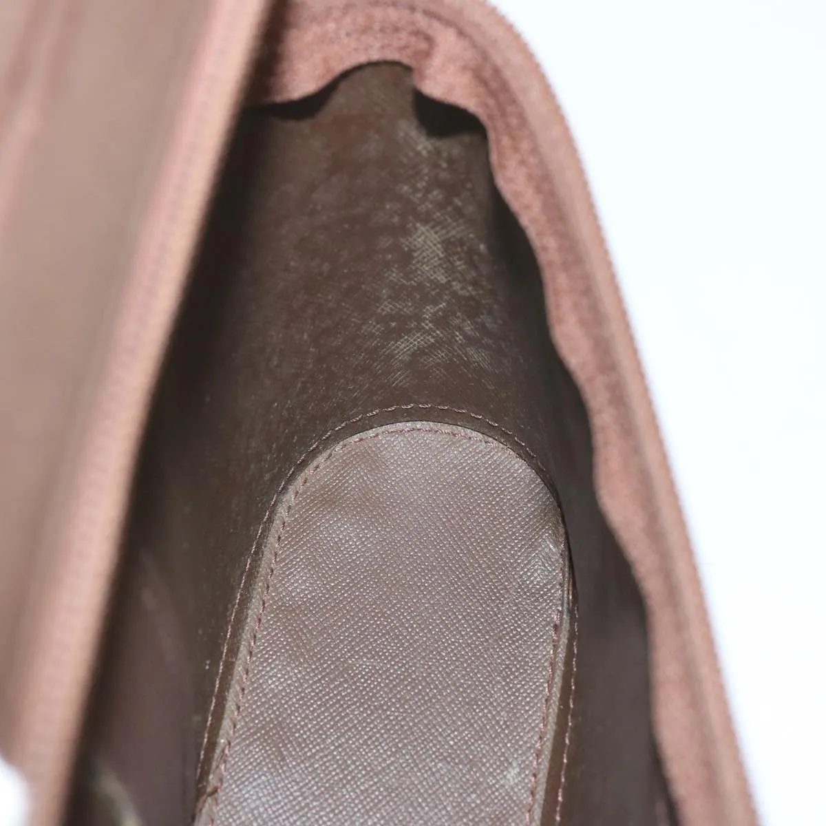BURBERRYSs Nova Check Shoulder Bag Canvas Beige Auth bs12797