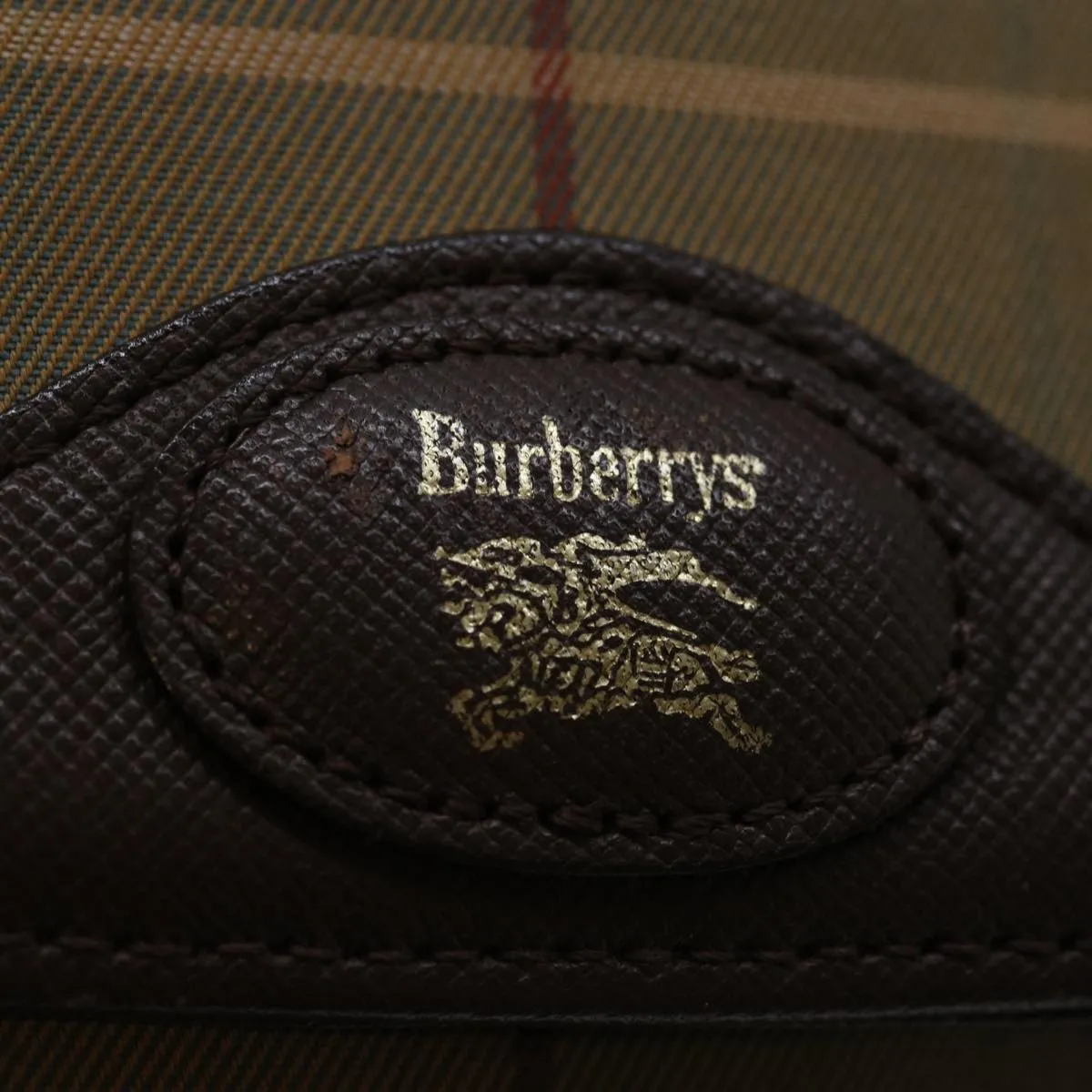 BURBERRYSs Nova Check Shoulder Bag Canvas Beige Auth yk11355