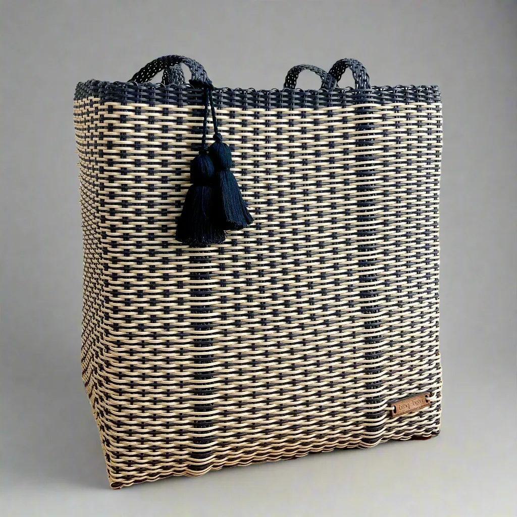 cesta tote ~ ex-large ~ basket weave