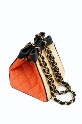 Chanel Multicolor Vintage Mini Bucket Chain Purse - AWL4222