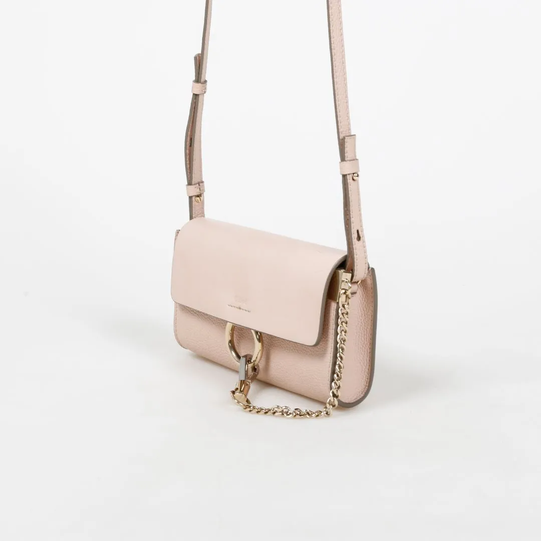 Chloe Leather Faye Mini Crossbody Bag
