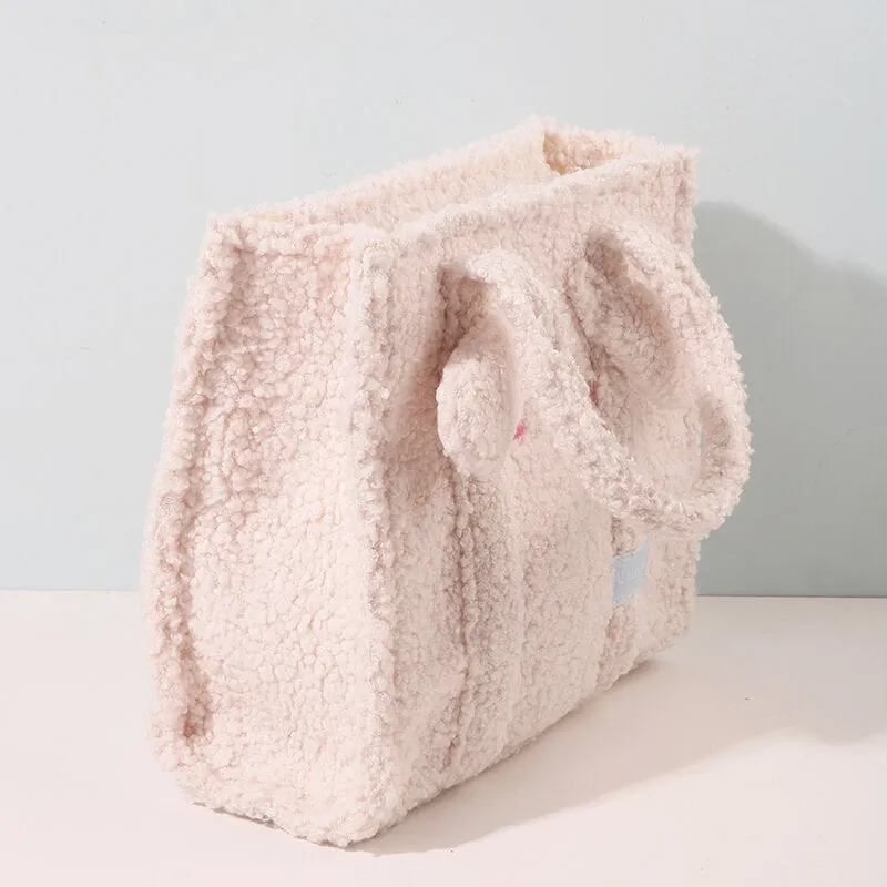 Cinnamoroll Lamb Wool Tote Handbag