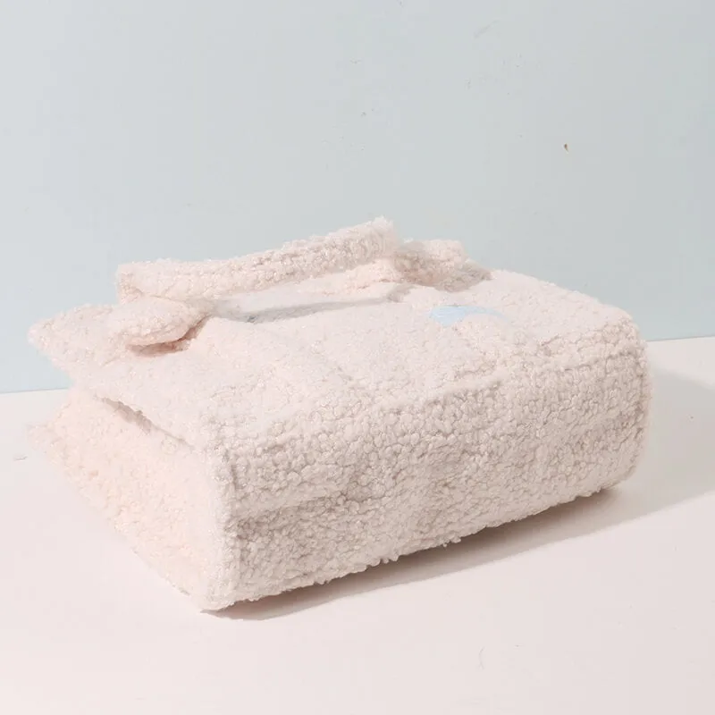 Cinnamoroll Lamb Wool Tote Handbag