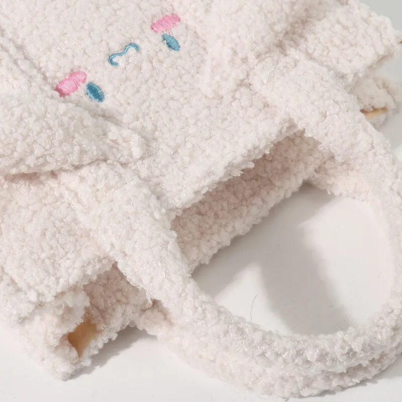 Cinnamoroll Lamb Wool Tote Handbag