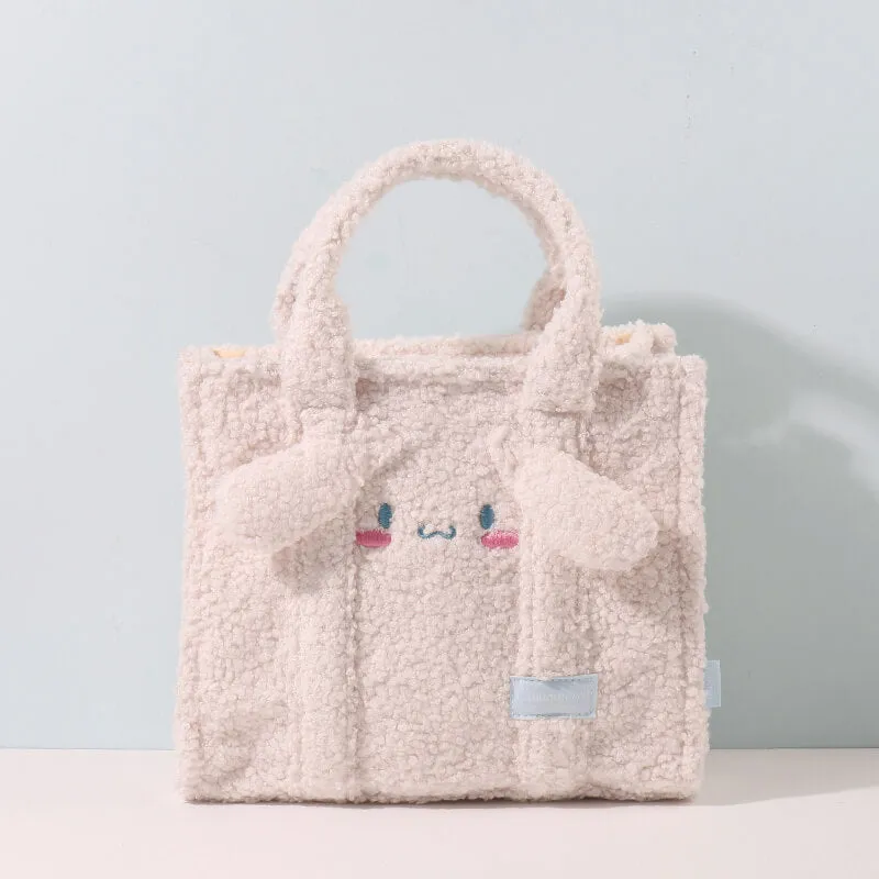 Cinnamoroll Lamb Wool Tote Handbag