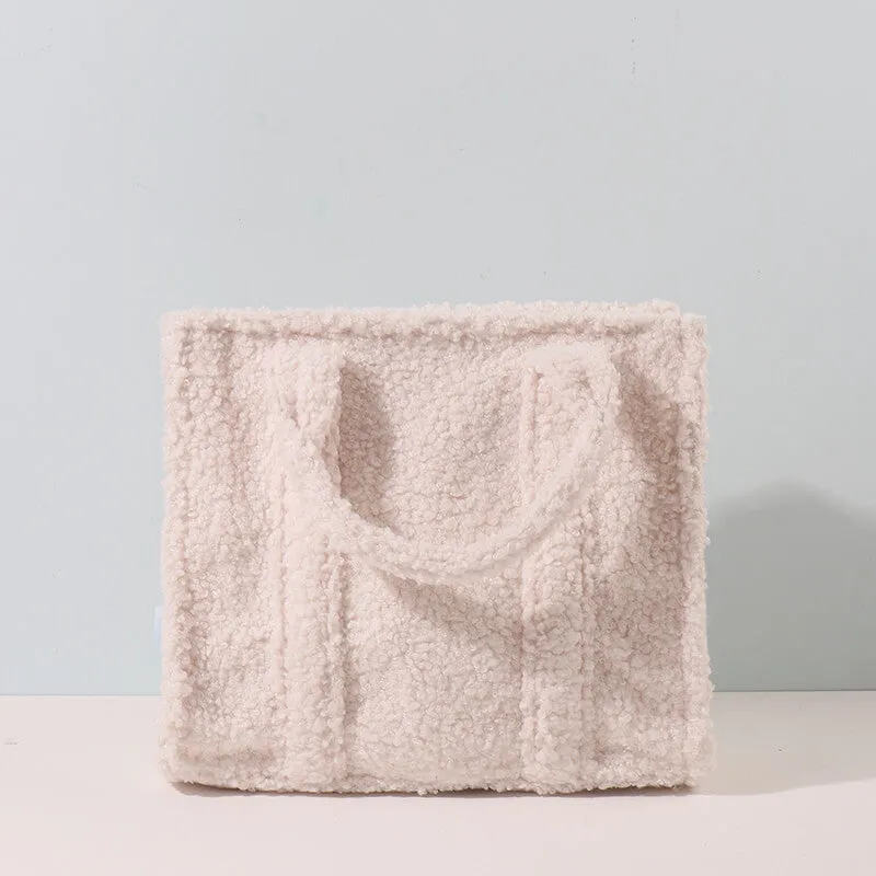 Cinnamoroll Lamb Wool Tote Handbag