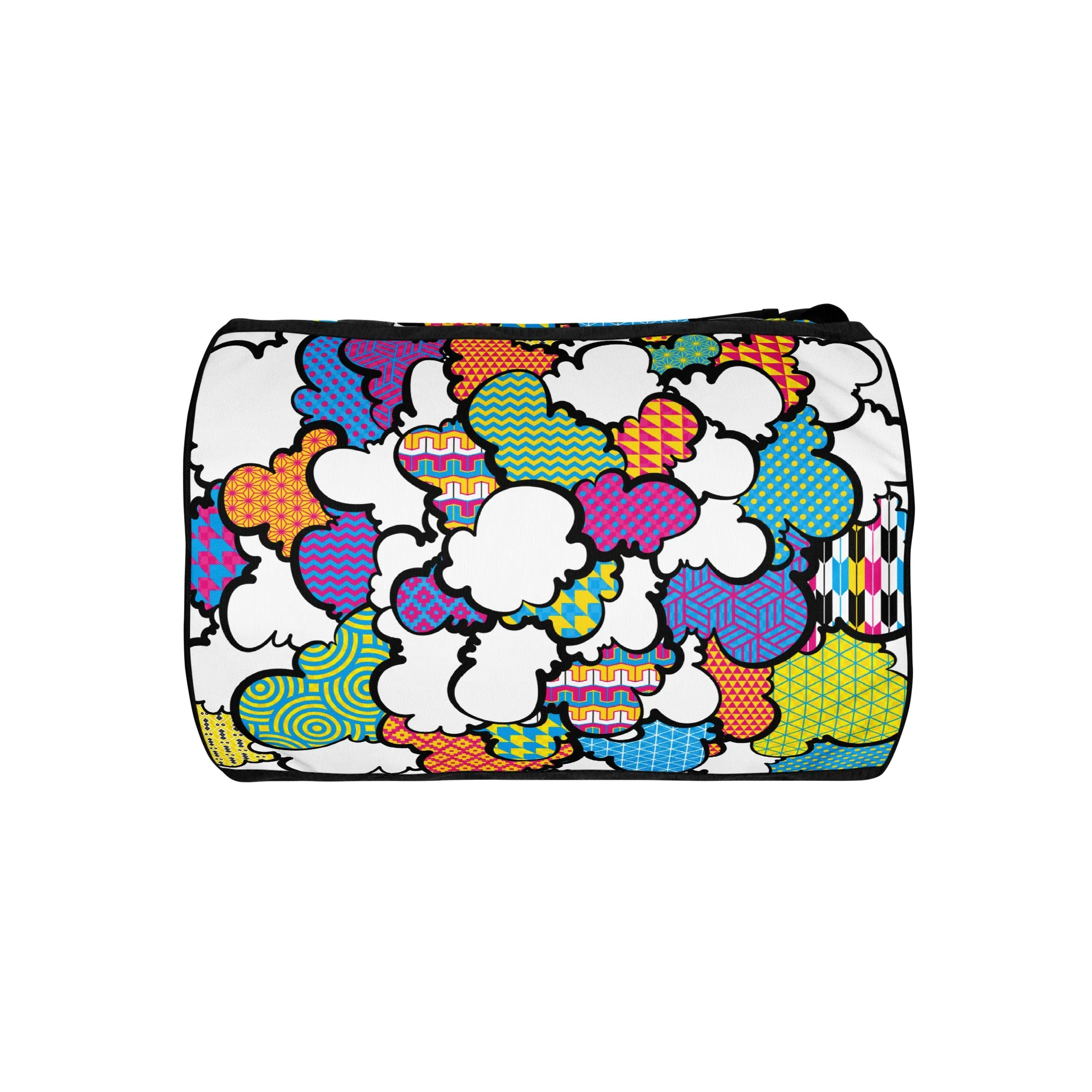 CMYK Graffiti Clouds Gym Bag