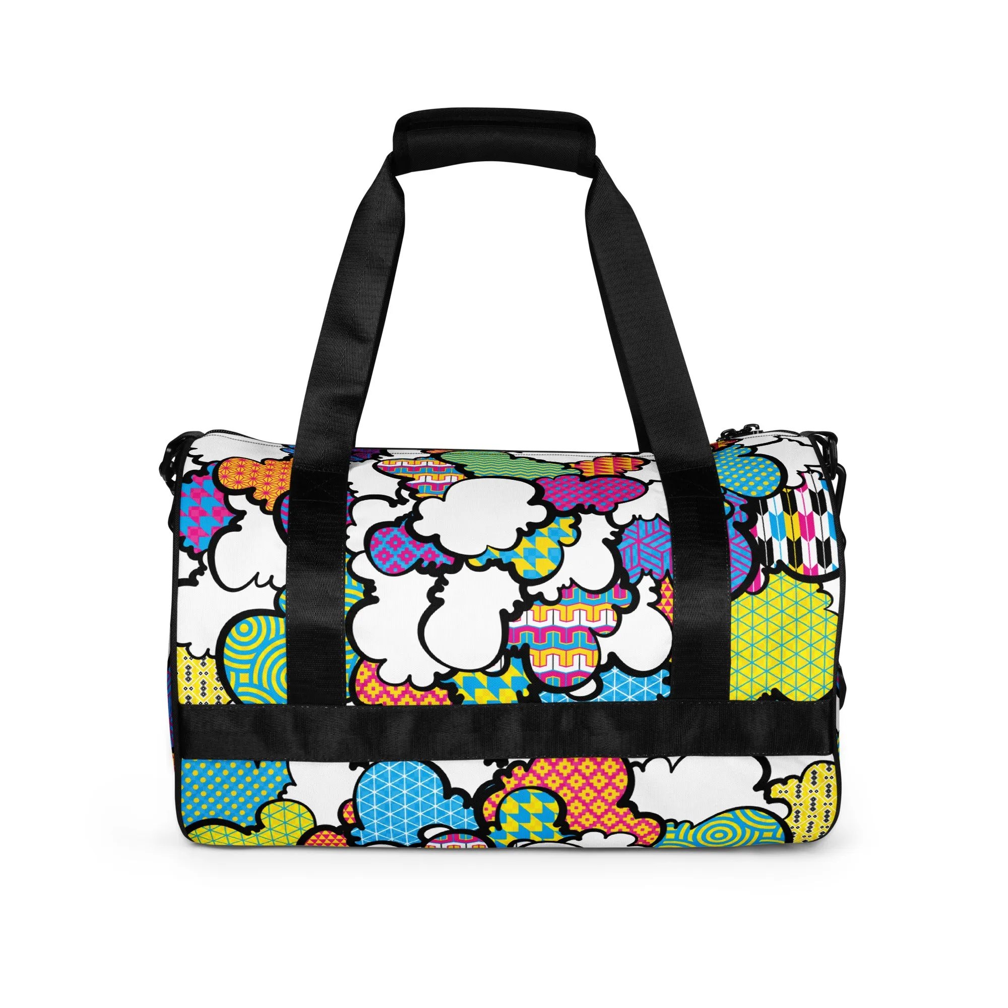 CMYK Graffiti Clouds Gym Bag
