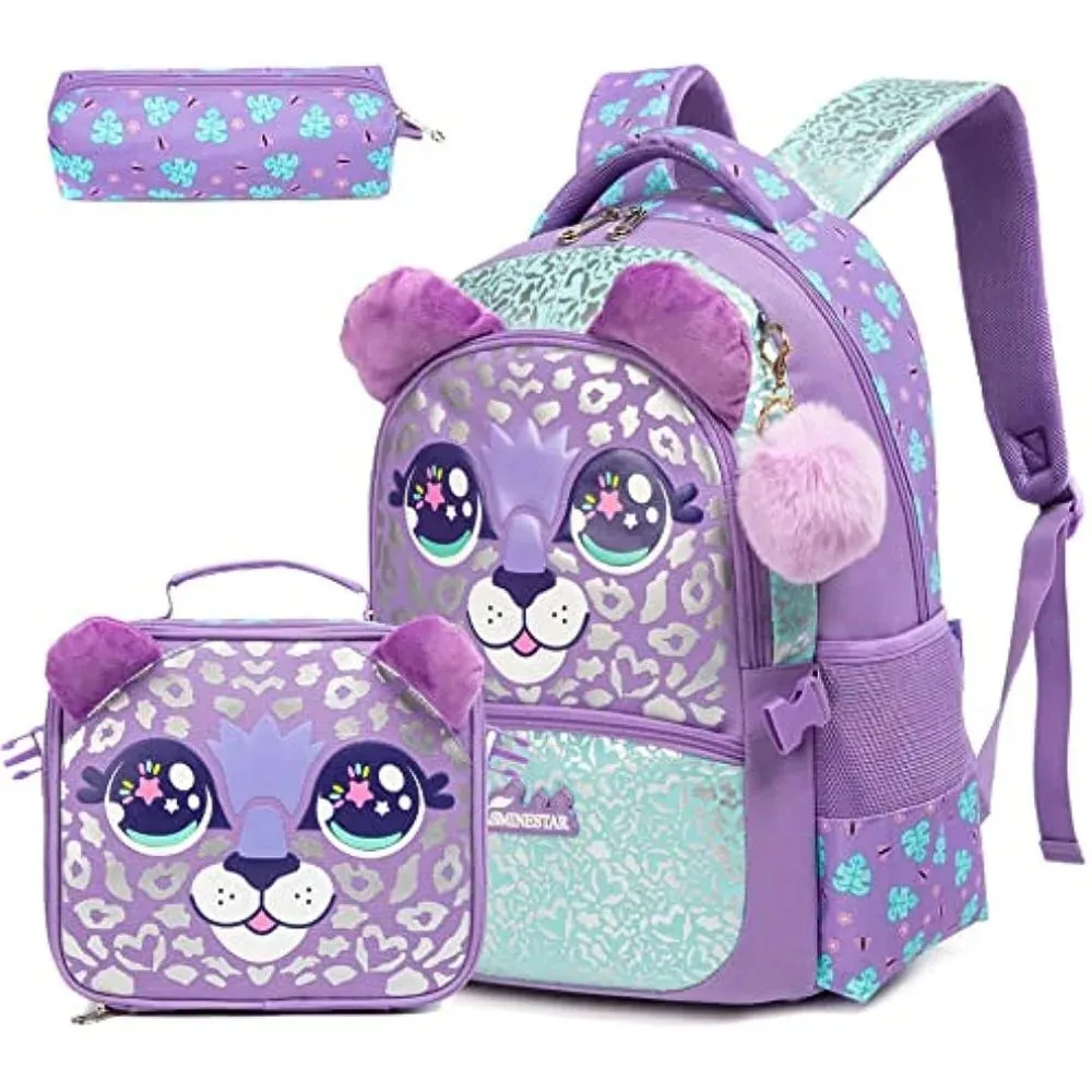 Cute Girls School Backpack Set