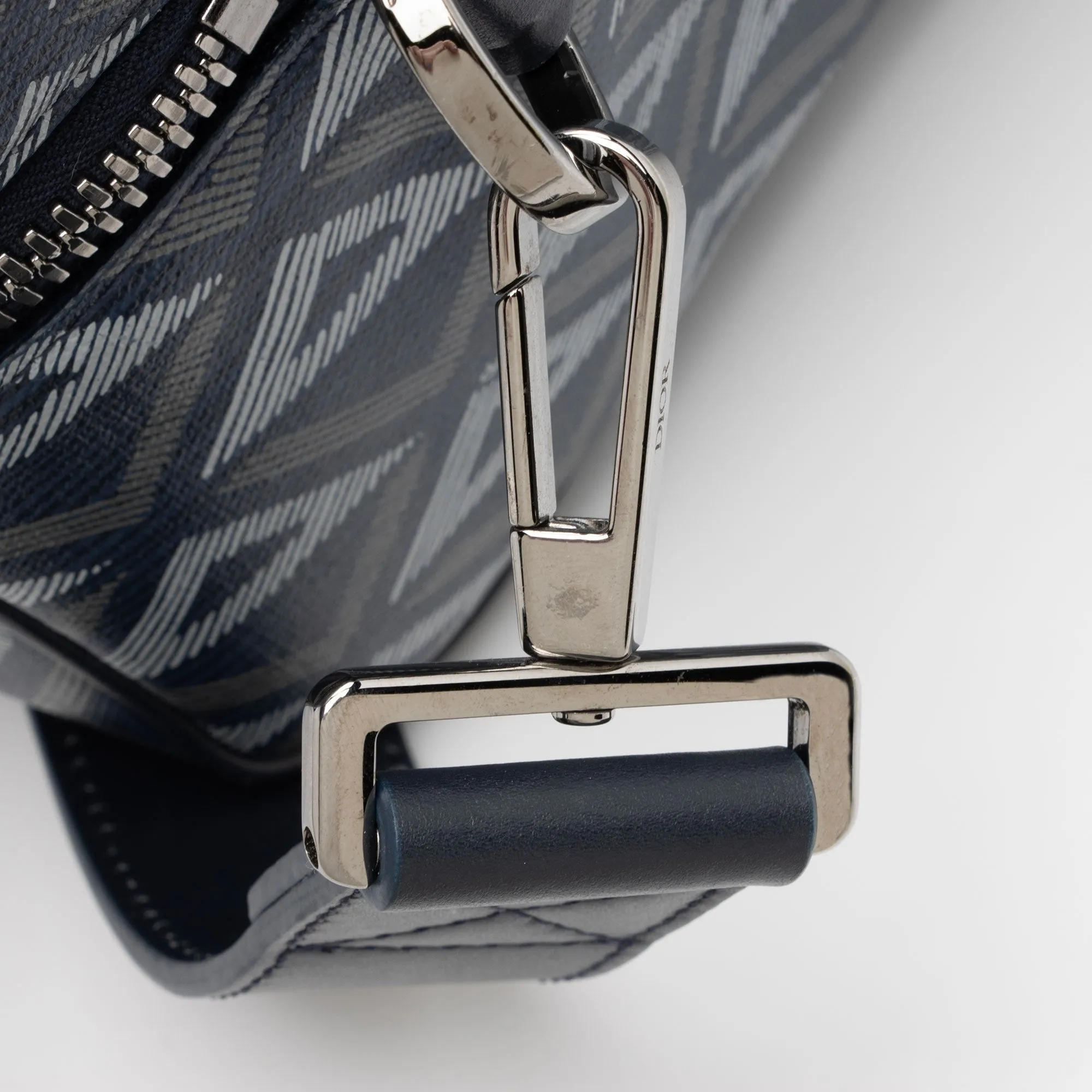 Dior CD Diamond Coated Canvas Lingot Duffle Bag (SHF-xwDGyq)