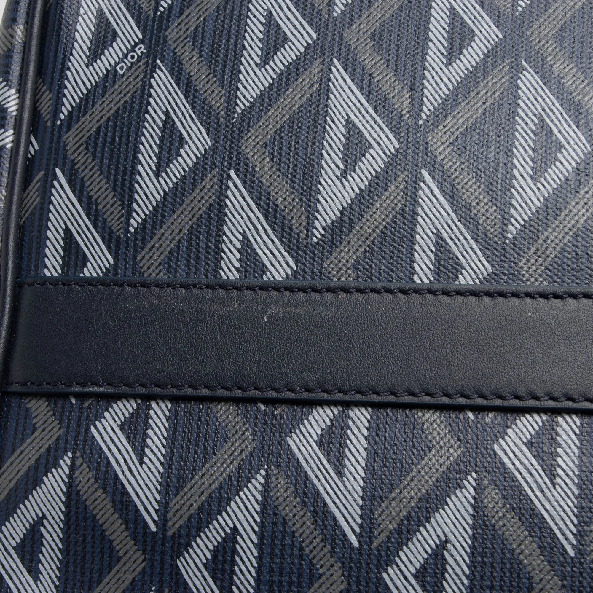 Dior CD Diamond Coated Canvas Lingot Duffle Bag (SHF-xwDGyq)