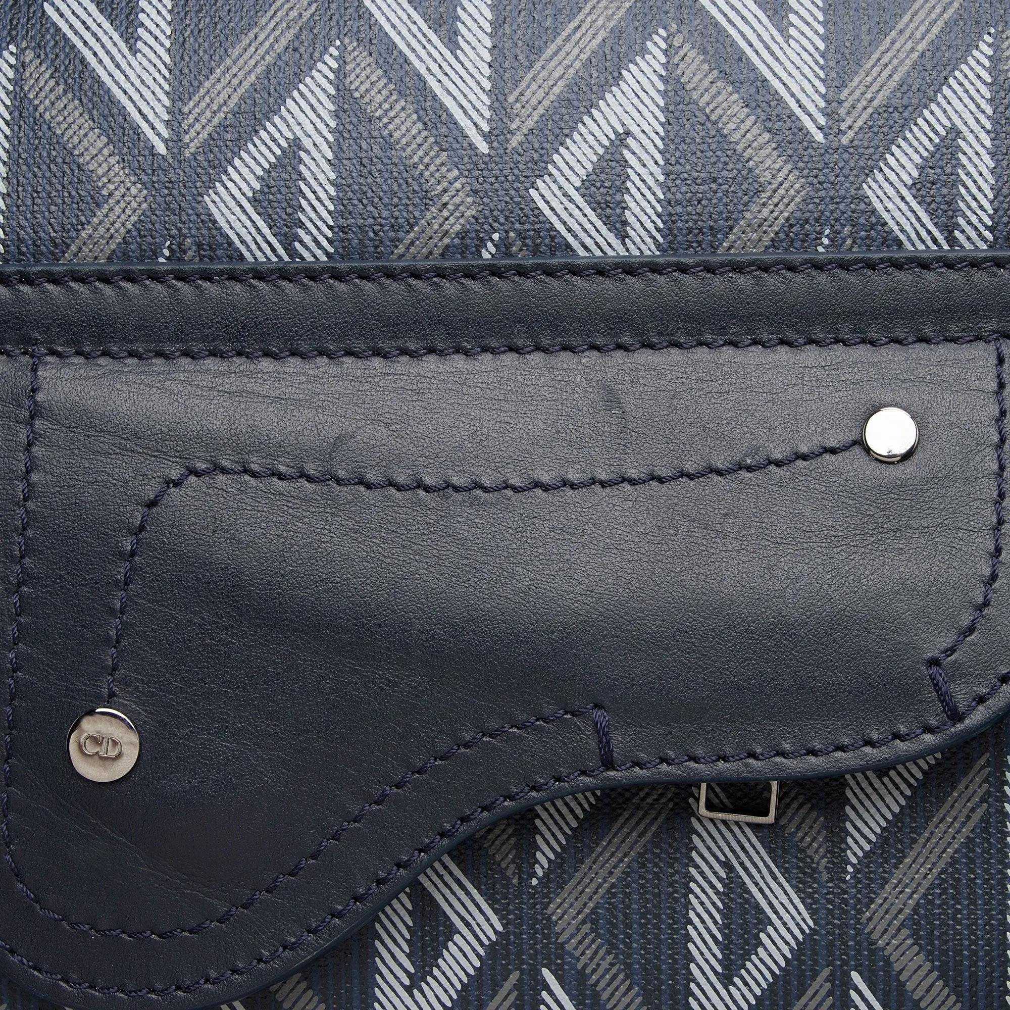 Dior CD Diamond Coated Canvas Lingot Duffle Bag (SHF-xwDGyq)