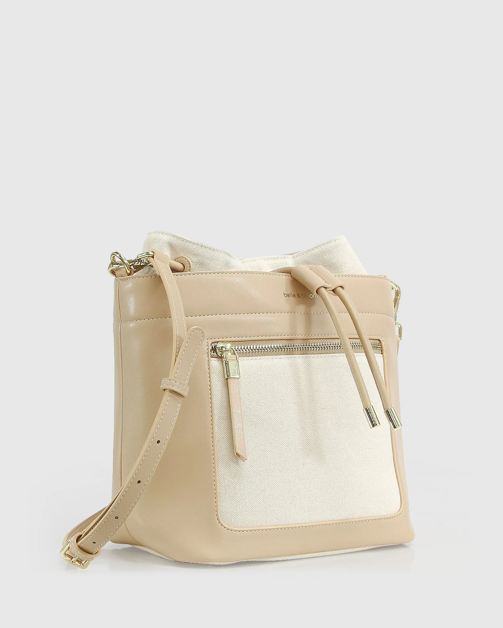 Don't Think Twice Bucket Bag - Latte FINAL SALE