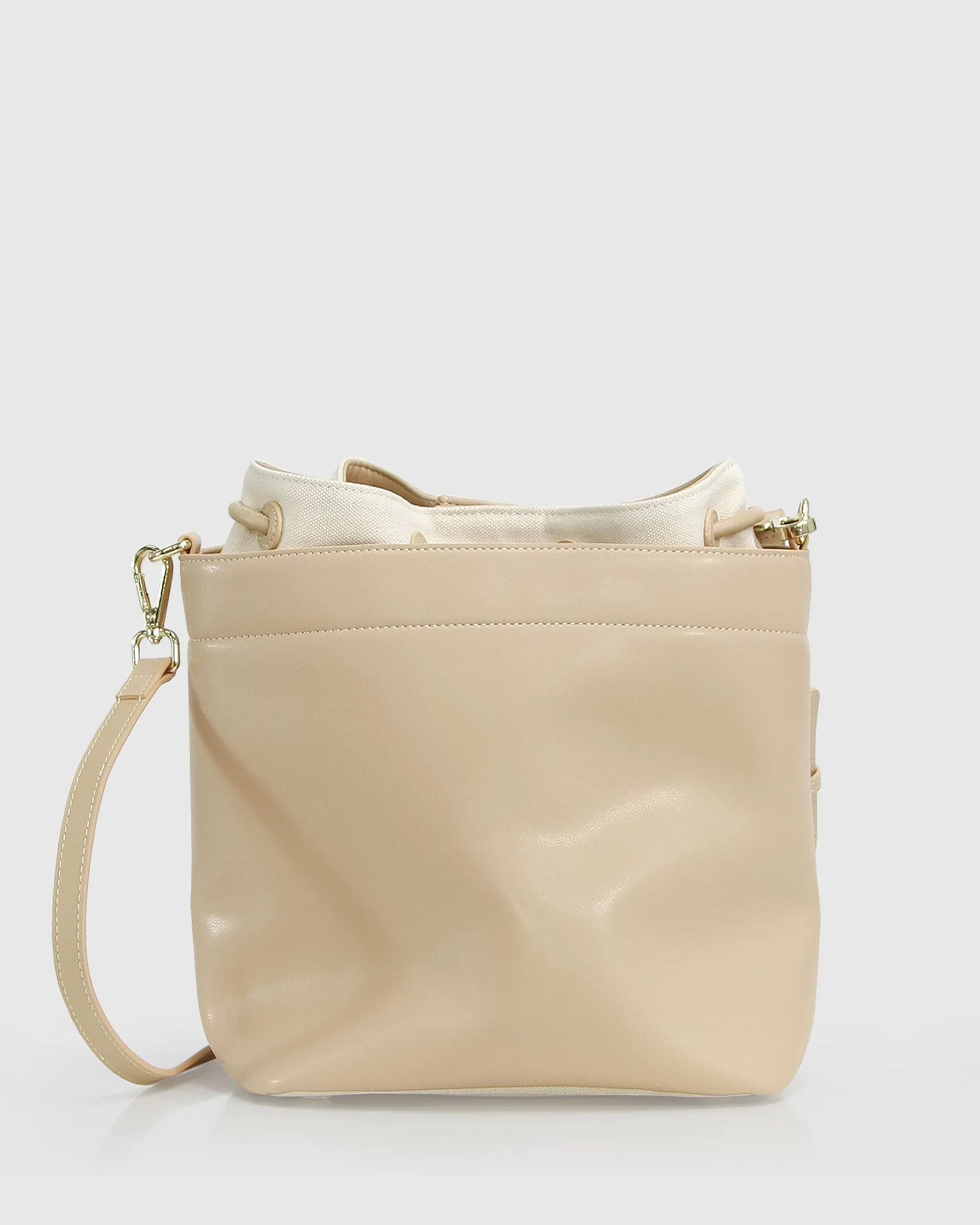 Don't Think Twice Bucket Bag - Latte FINAL SALE