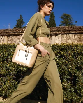 Don't Think Twice Bucket Bag - Latte FINAL SALE