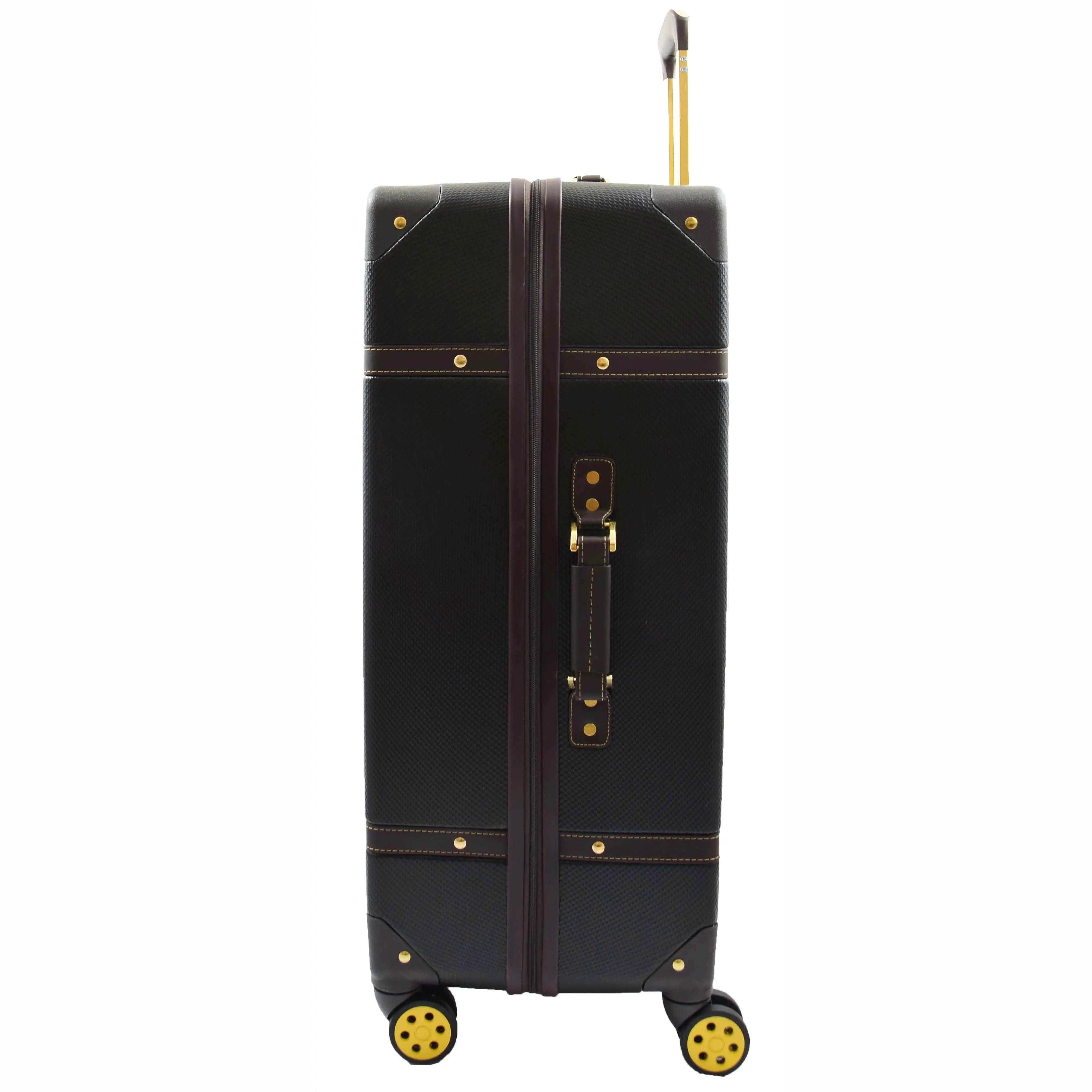 DR515 Travel Luggage with 8 Spinner Wheels Black