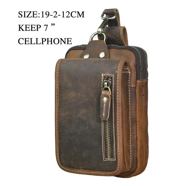 EliteCraft™-Leather Hip Purse