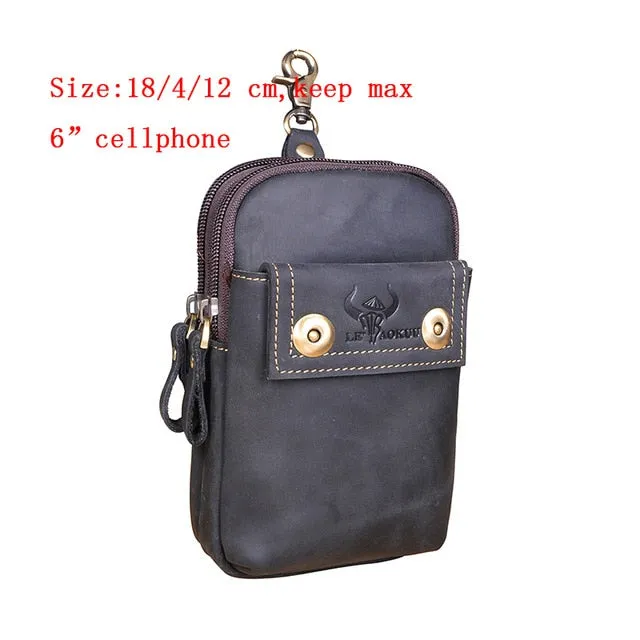 EliteCraft™-Leather Hip Purse