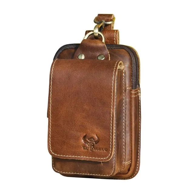 EliteCraft™-Leather Hip Purse