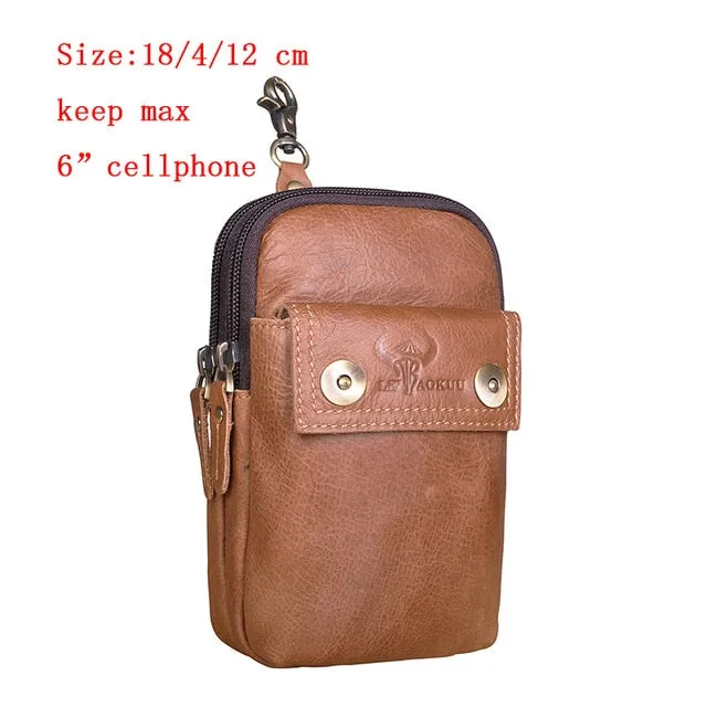 EliteCraft™-Leather Hip Purse