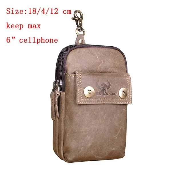 EliteCraft™-Leather Hip Purse